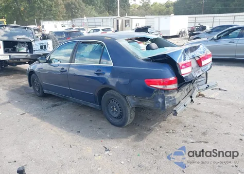 2003 Honda Accord 2.4 Lx from USA, damaged, VIN 3HGCM56383G707039